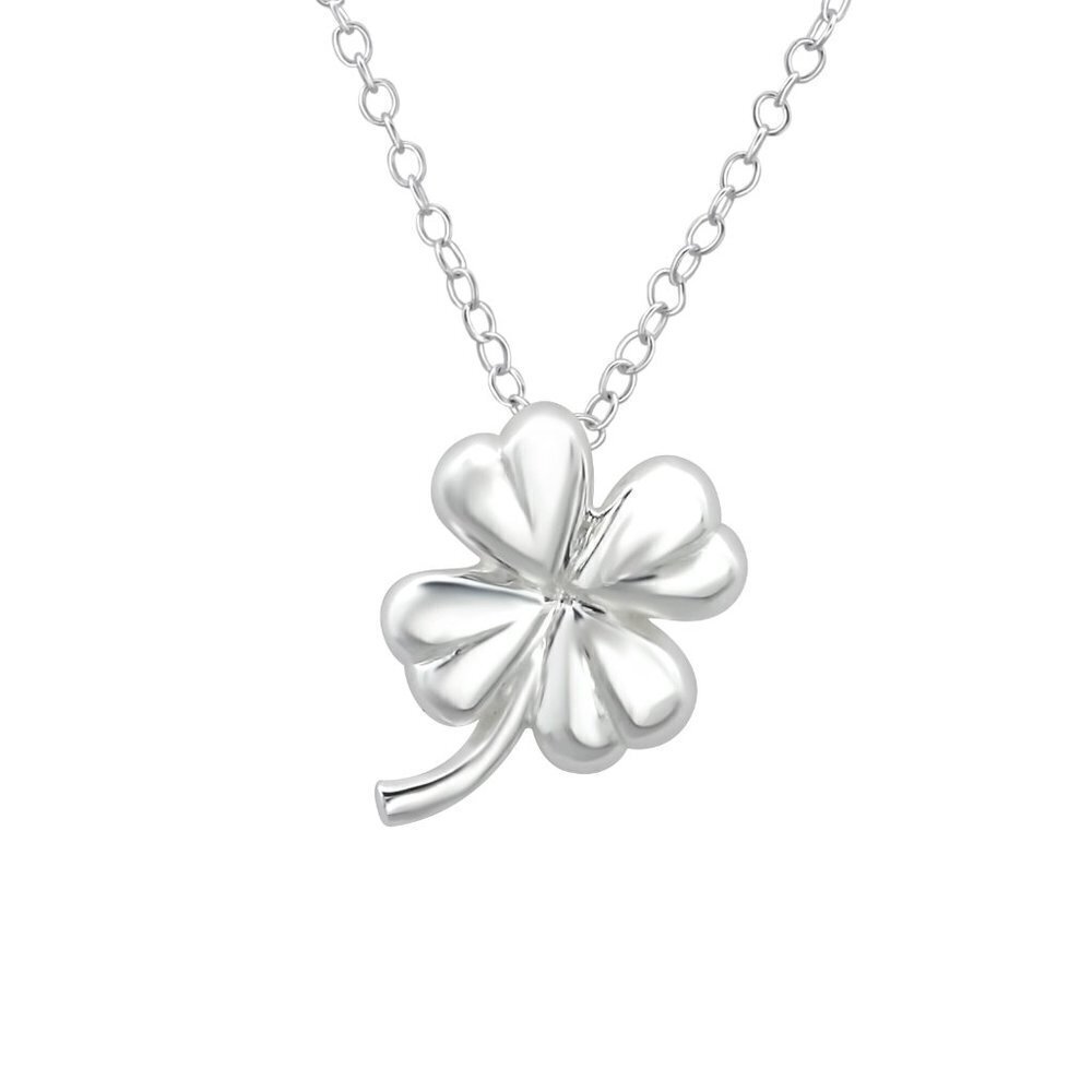 Sterling Silver Four Leaf Clover Necklace